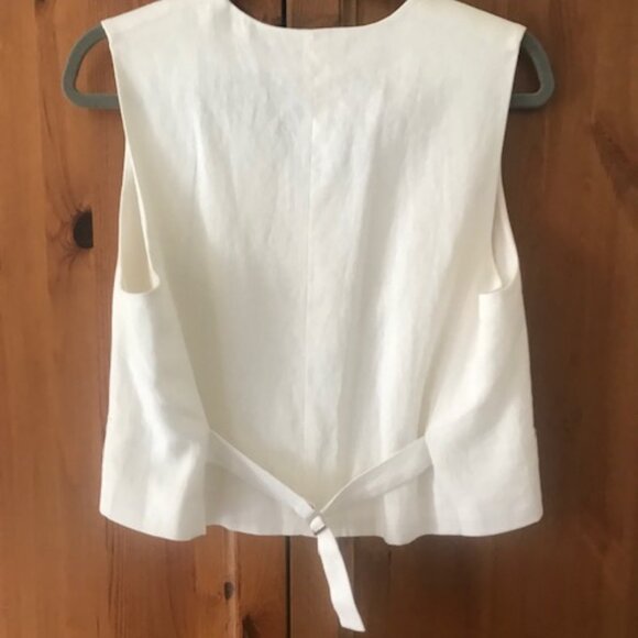 ZARA linen vest, size M, NWT * - Picture 2 of 14